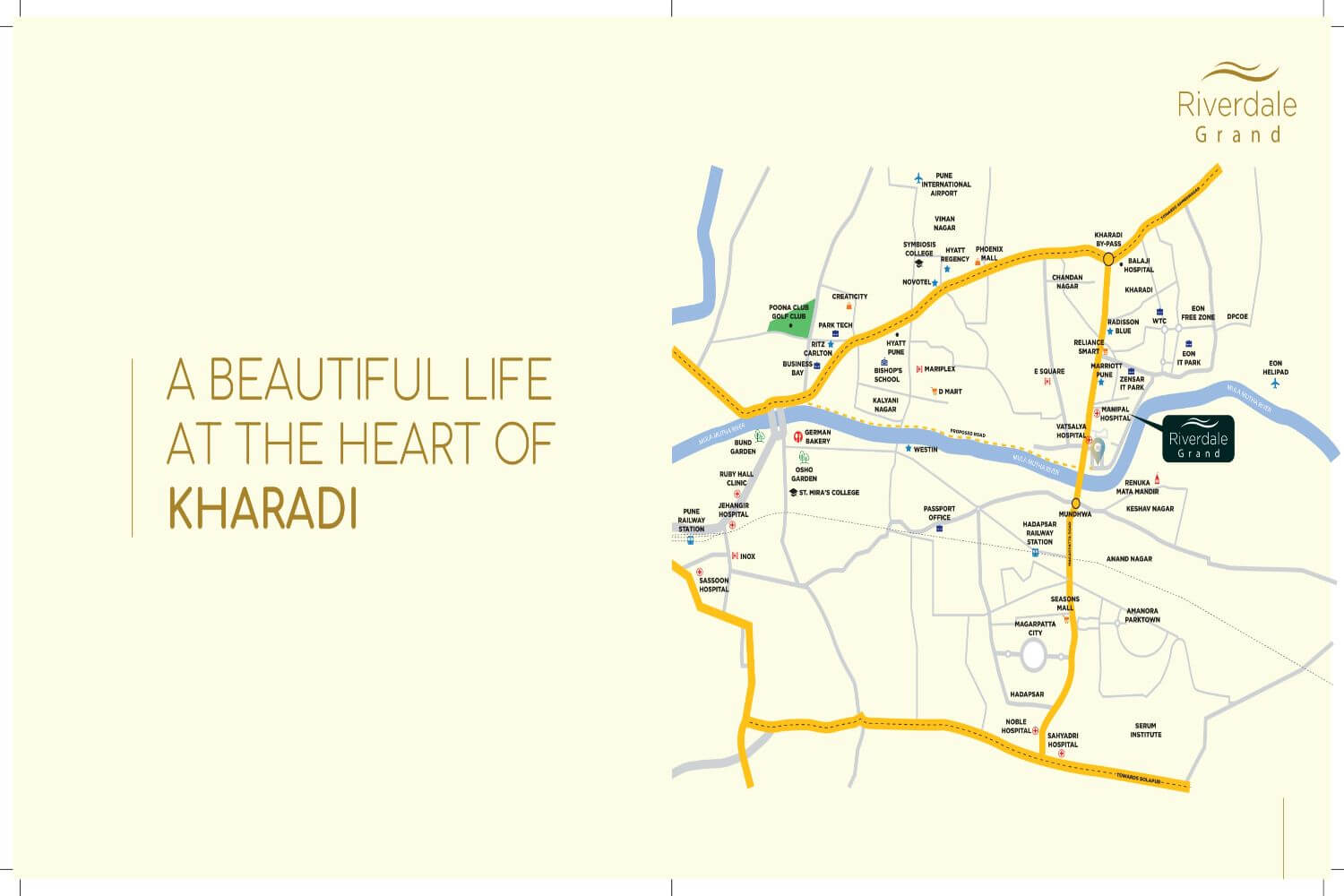 Riverdale Grand Kharadi Pune Location Map Riverdale Grand Kharadi Pune Location Map